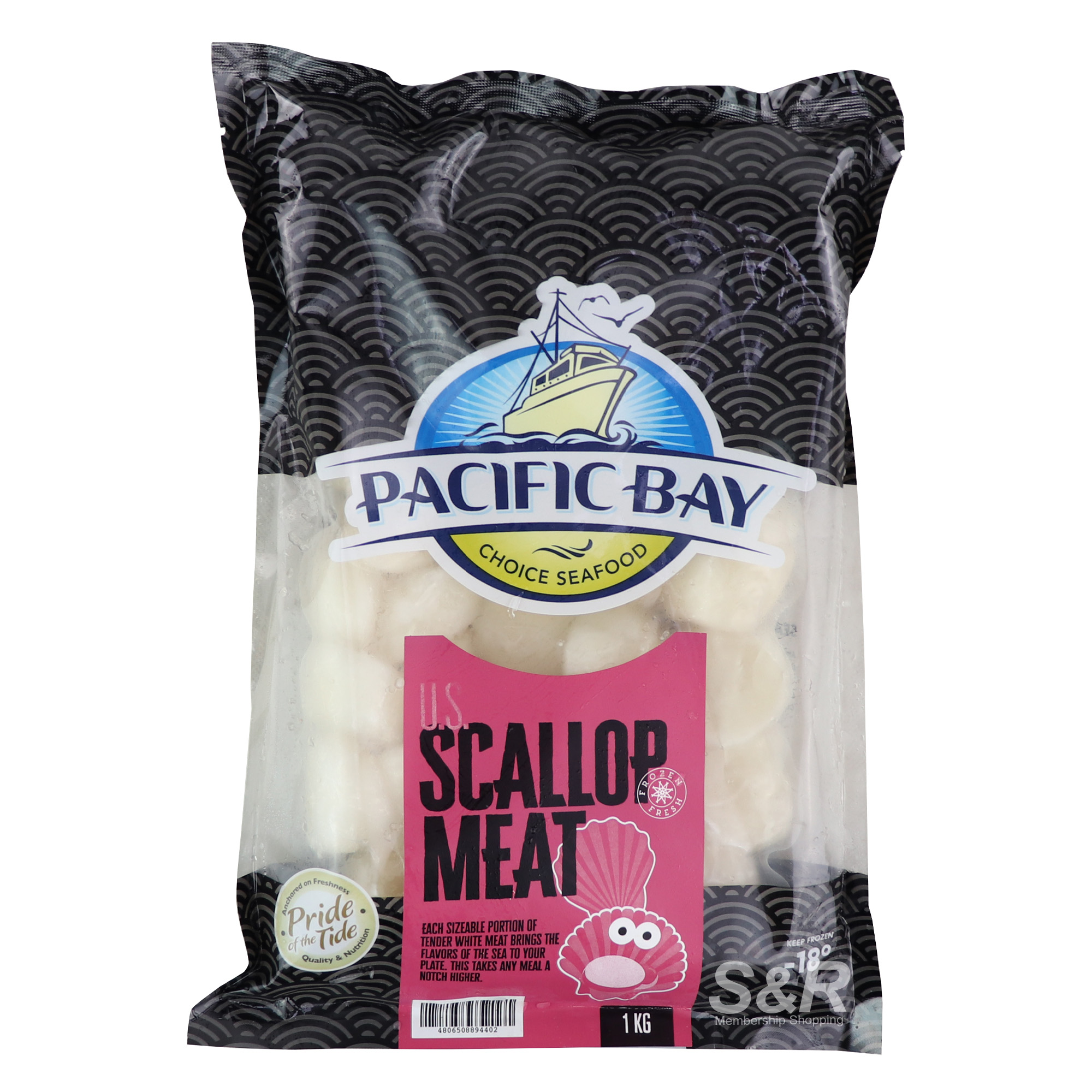 Pacific Bay U.S. Scallop Meat 1kg